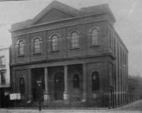 Old black and white image of The Wesley Camden